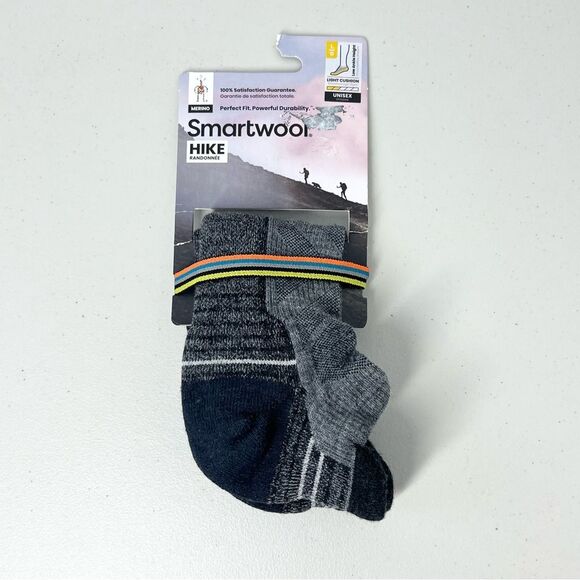 NWT Smartwool Hike Low Ankle Light Cushion Unisex Socks L M 9-11.5 W 10-12.5 - Picture 1 of 8